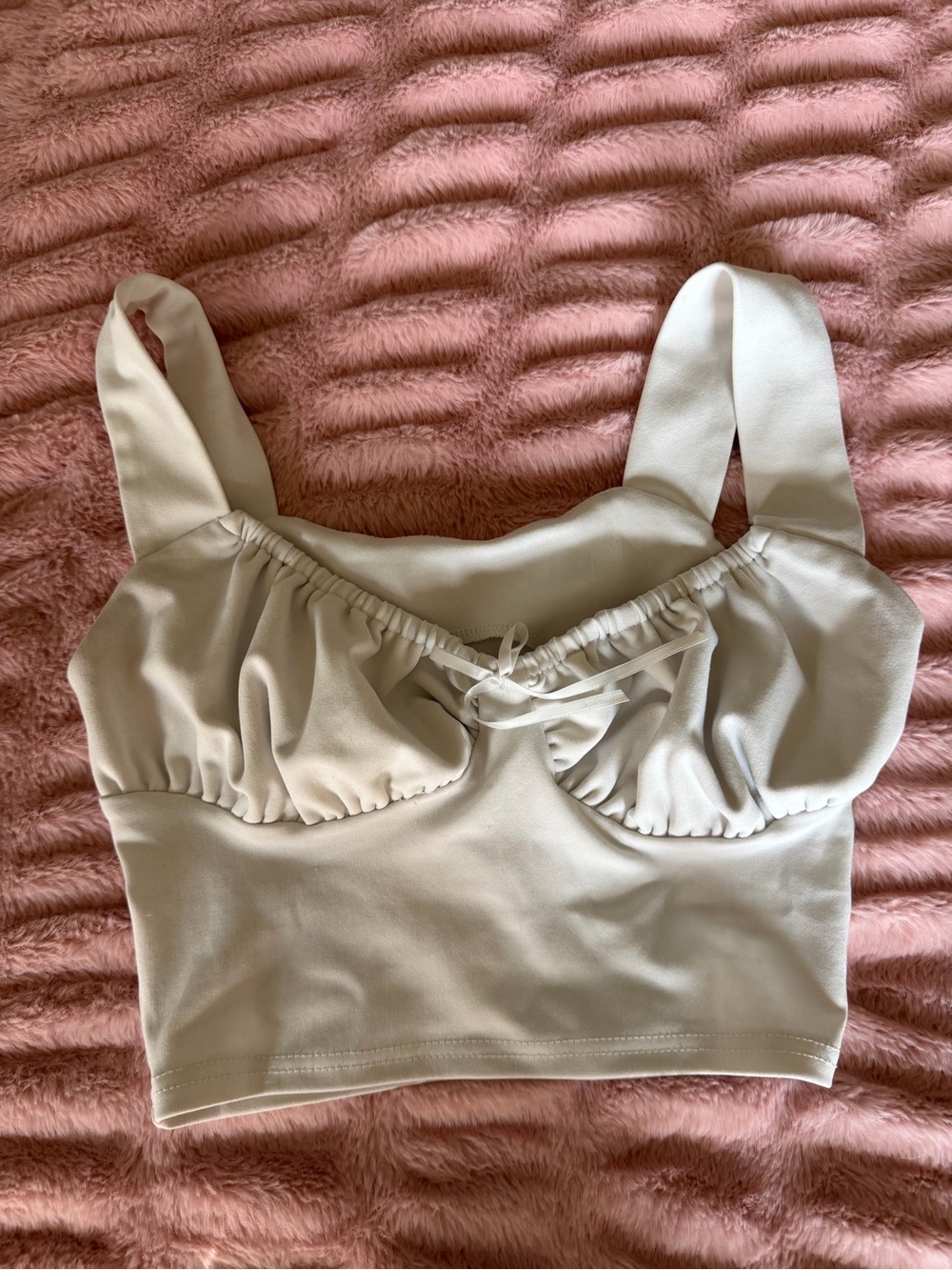 White Crop Top
